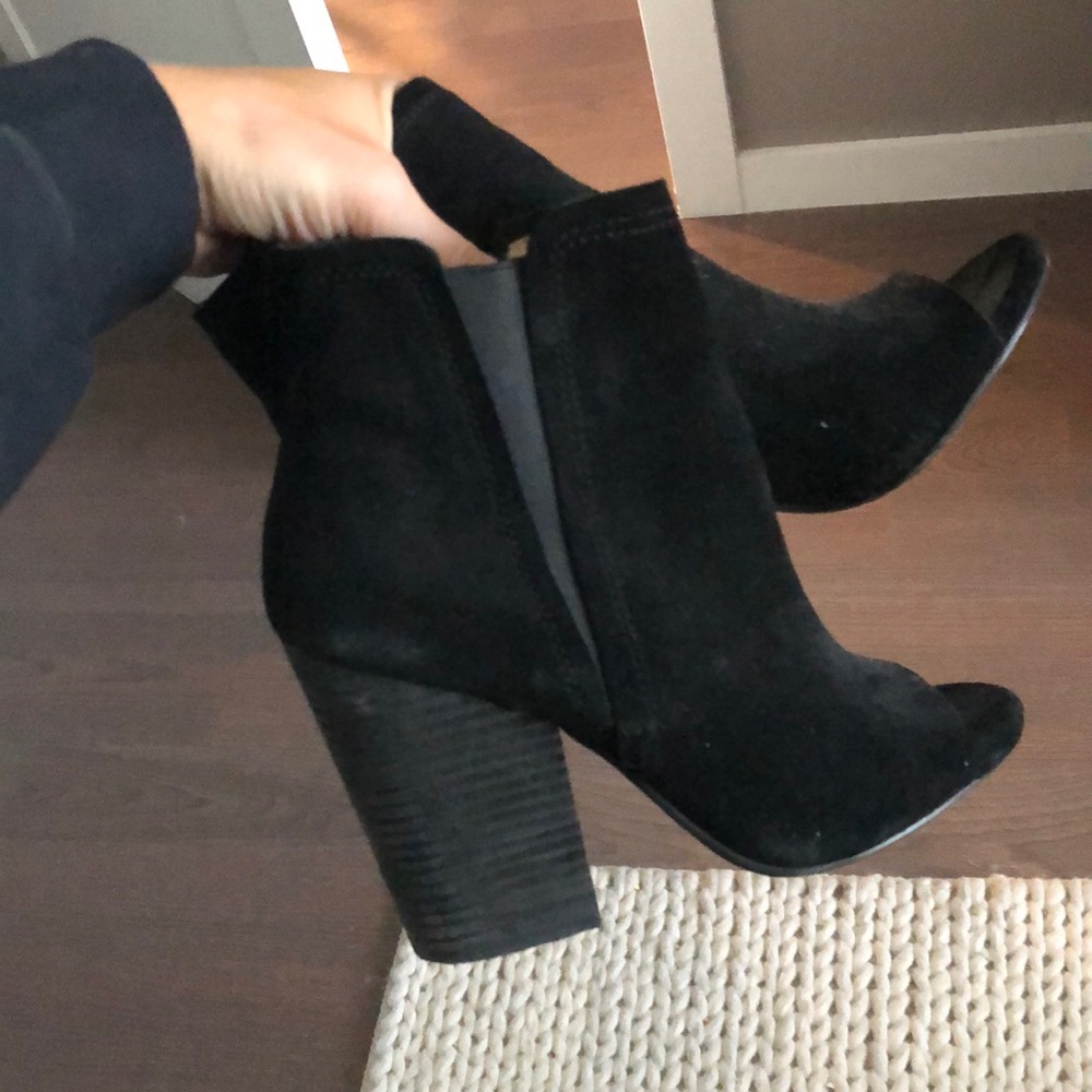 Splendid peep toe booties